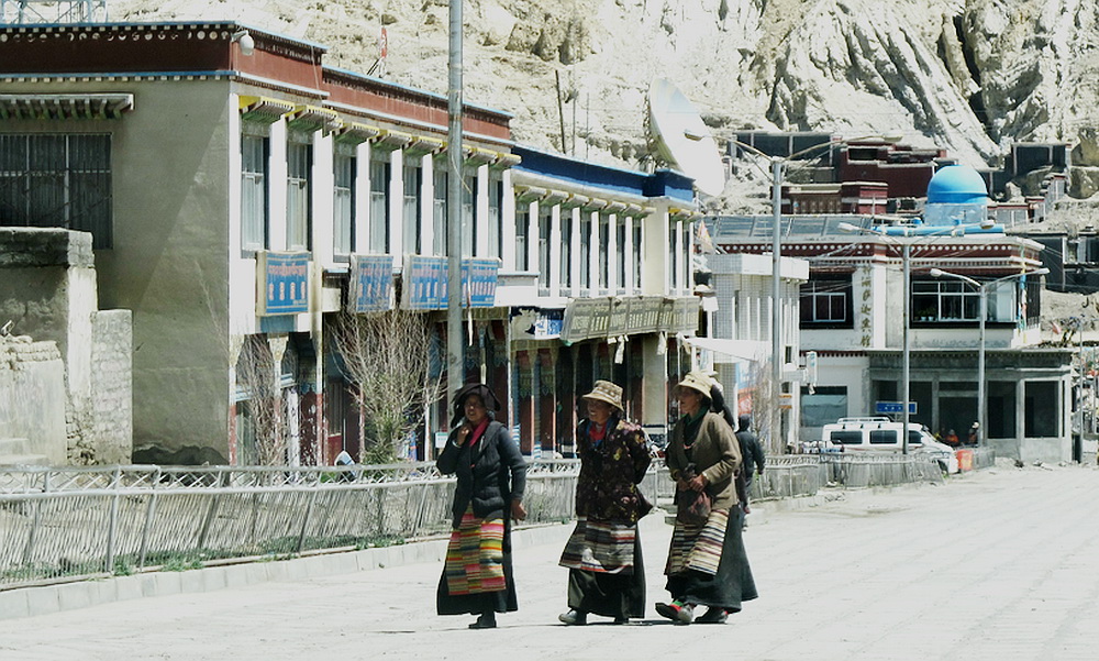 萨迦古城。