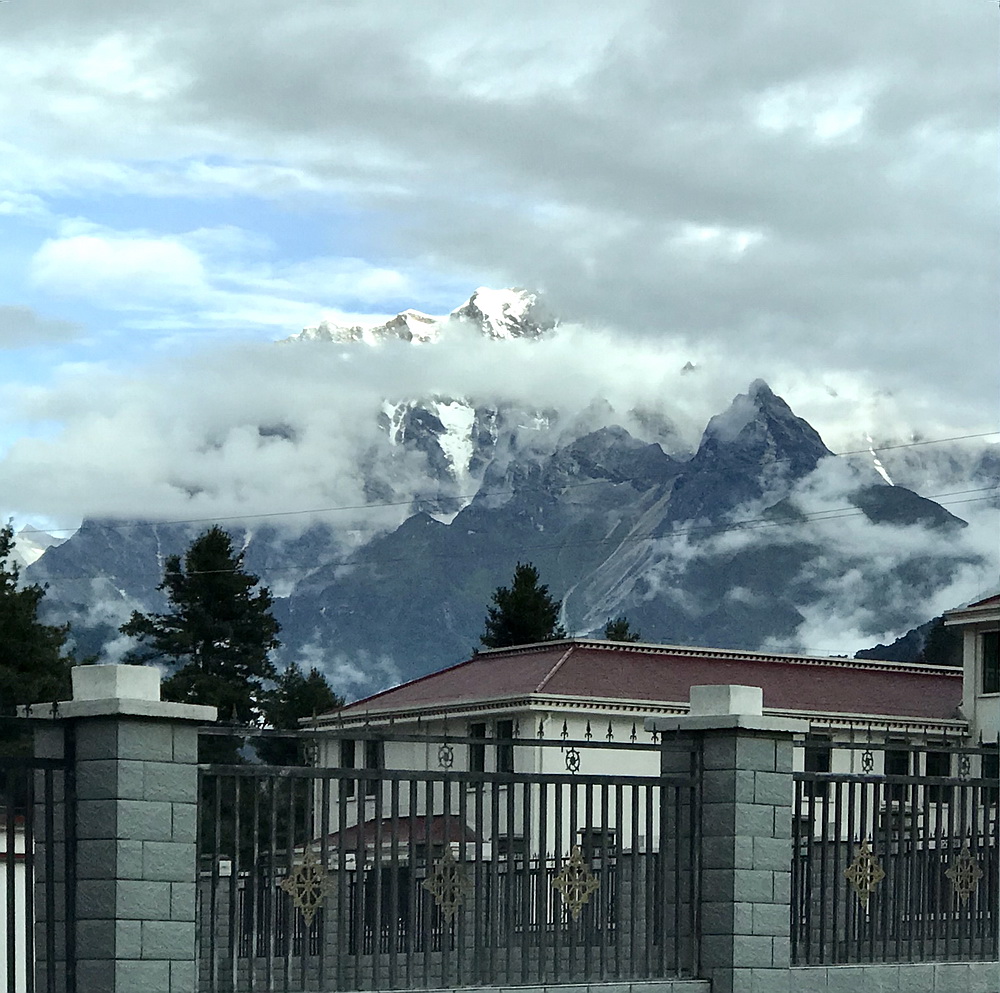 途中的美景。