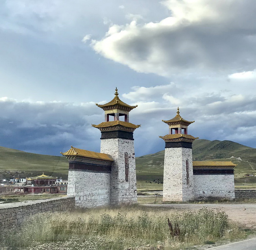 随处可见的寺庙。