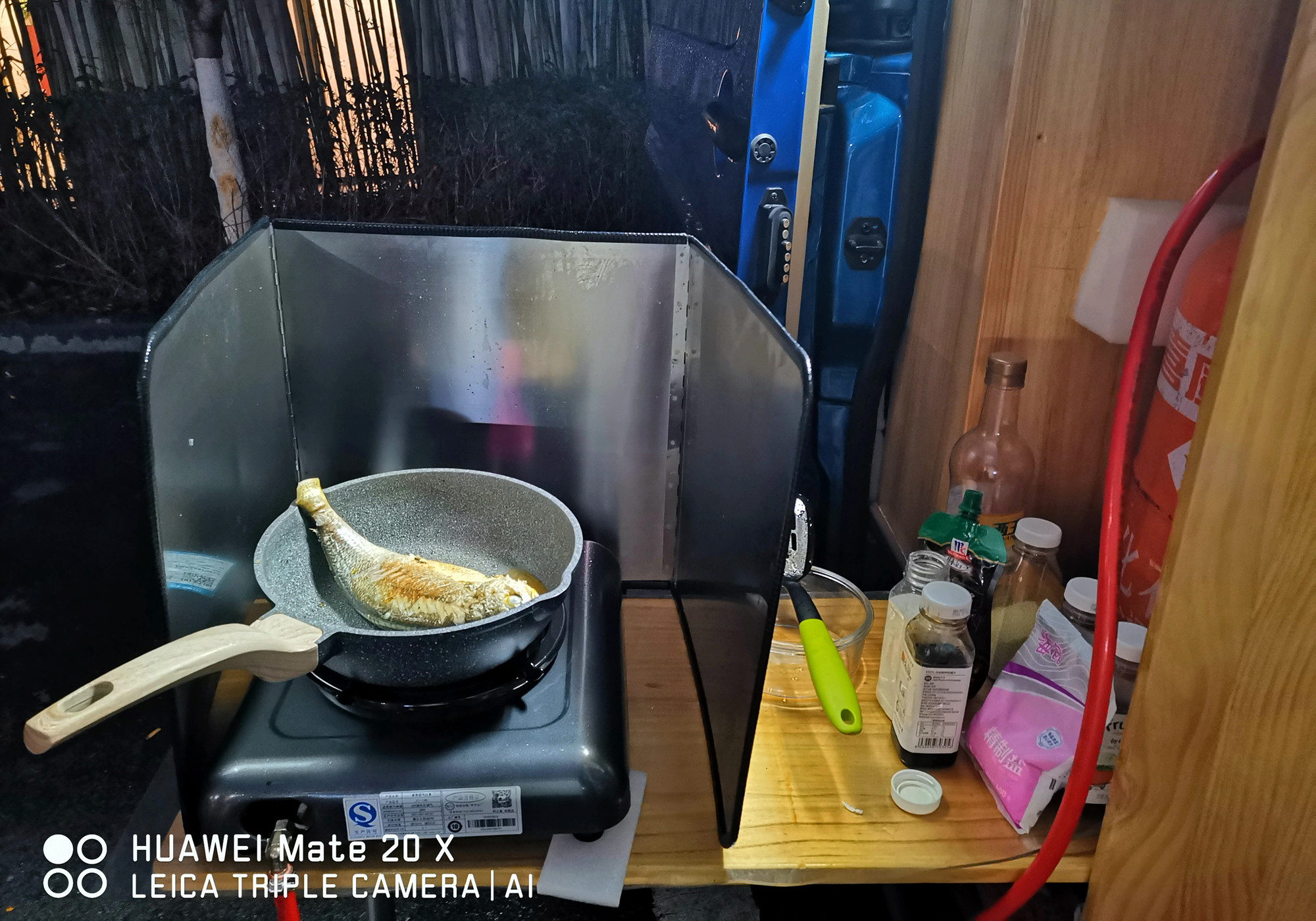 大卖场黄鱼特价买了一条，我这口麦饭石锅做油煎菜很好用，就是尺寸买小了，等双十一的时候再添个大的。 ...