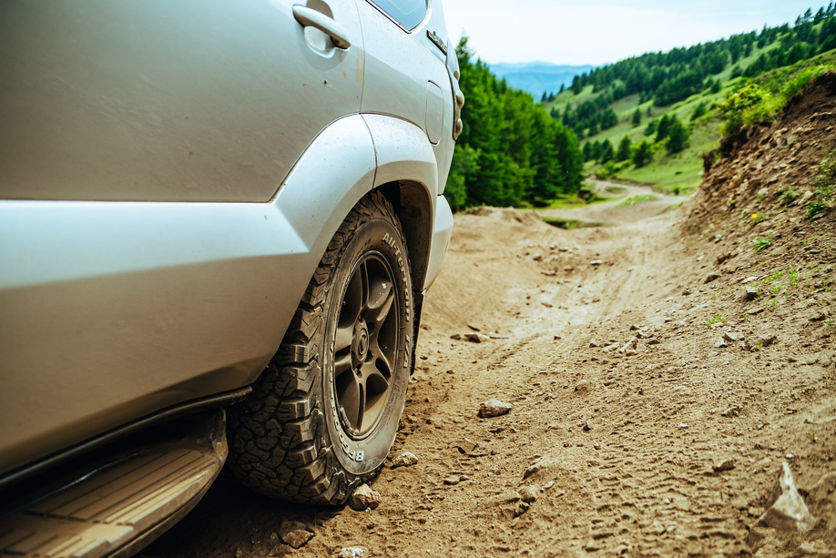 想在这里行进，轮胎和锁的升级缺一不可，其次是底盘悬挂。