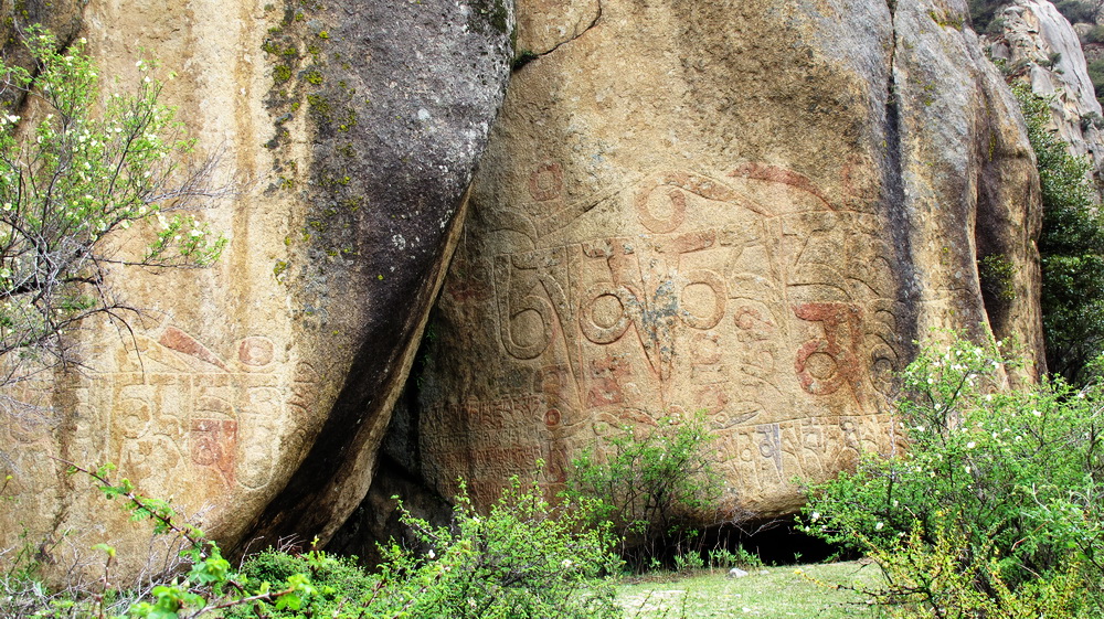 茶马古道岩画。