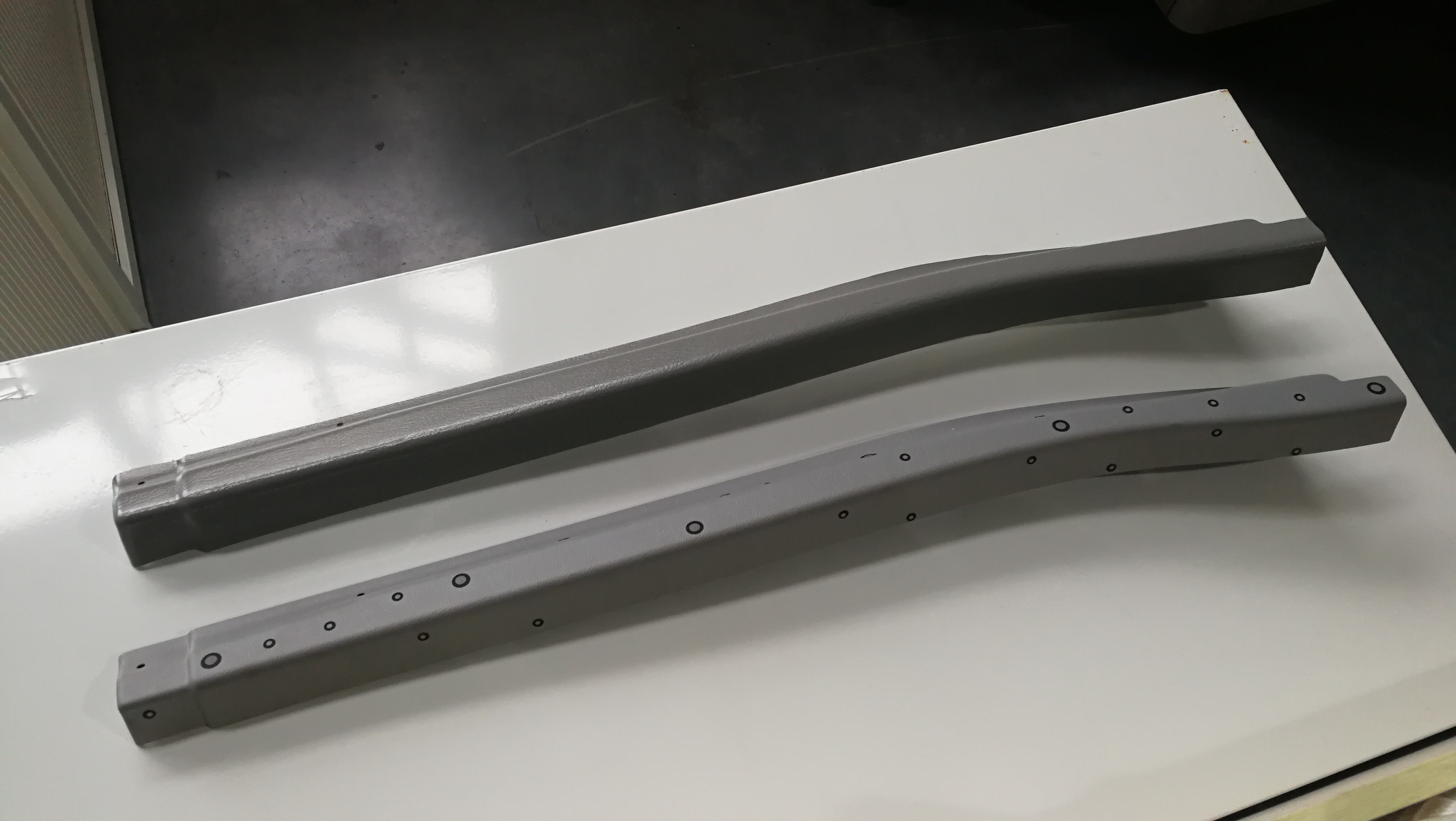 切割下来与原厂件比较一下