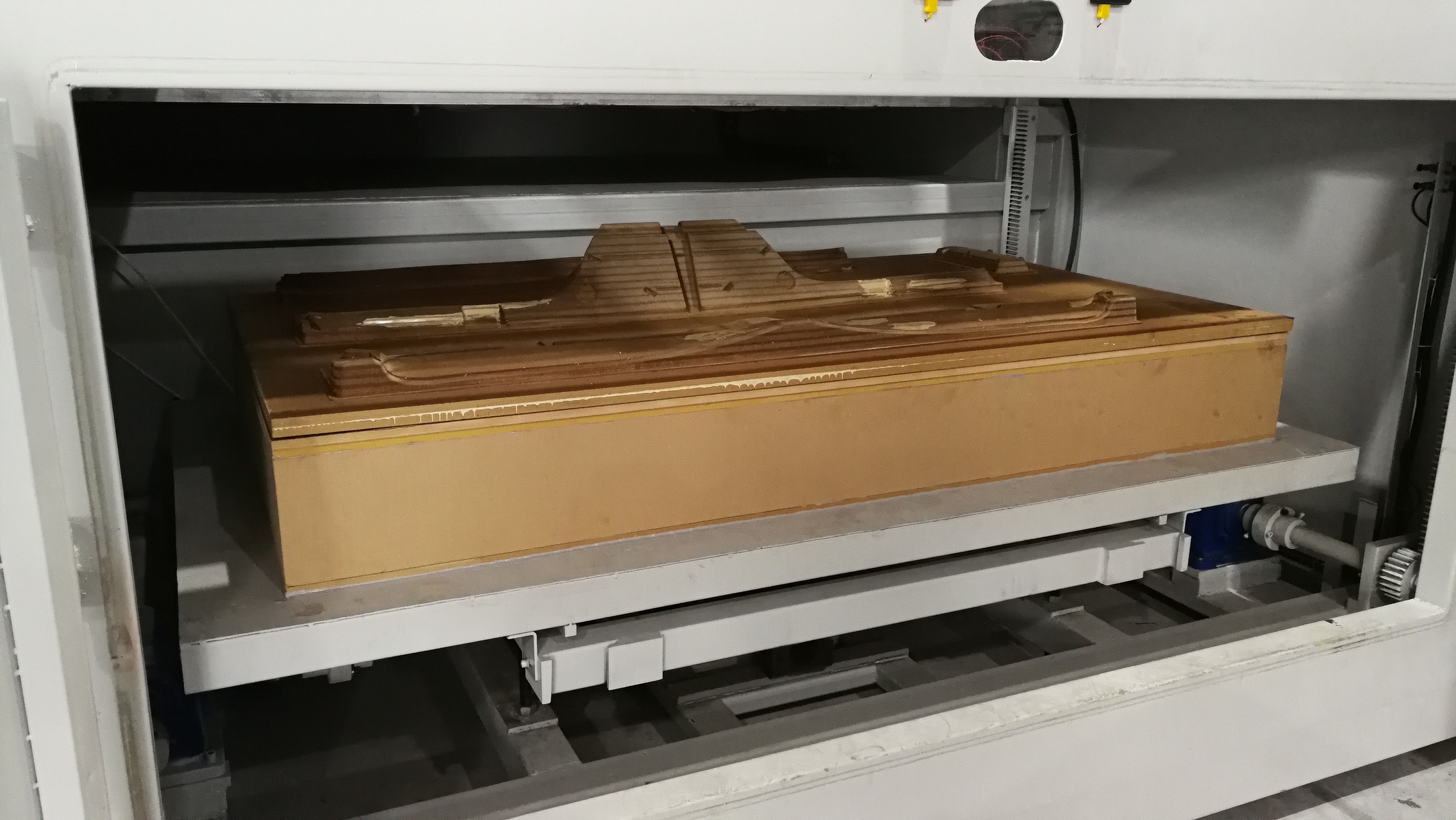 简易模具，用来试厚片吸塑机