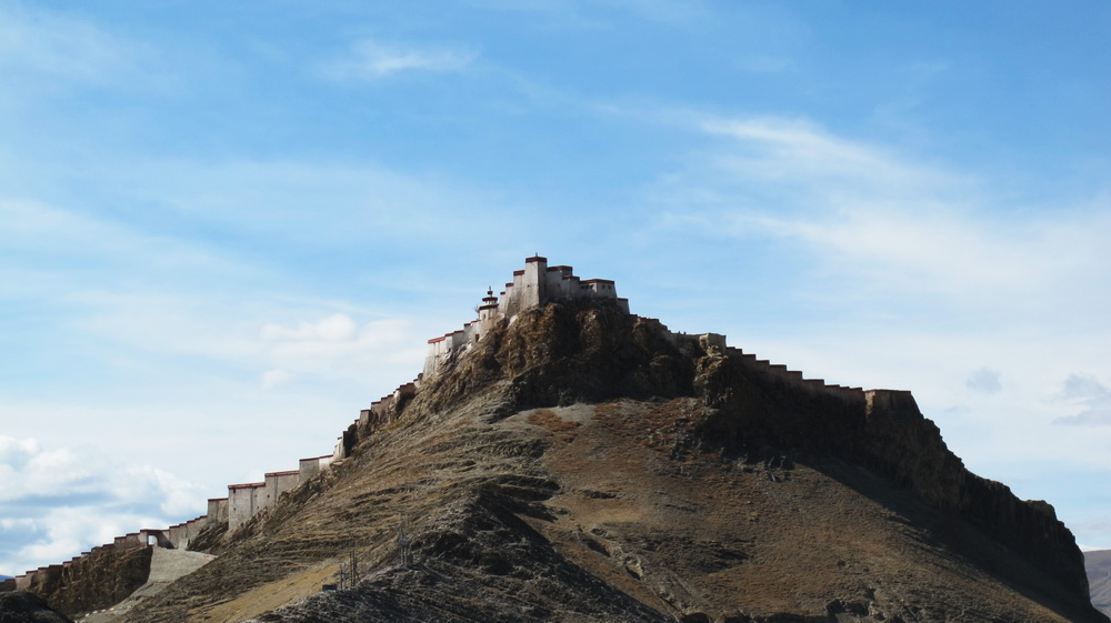 江孜宗山城堡。（抗英电影“红河谷”描述的城堡。）
