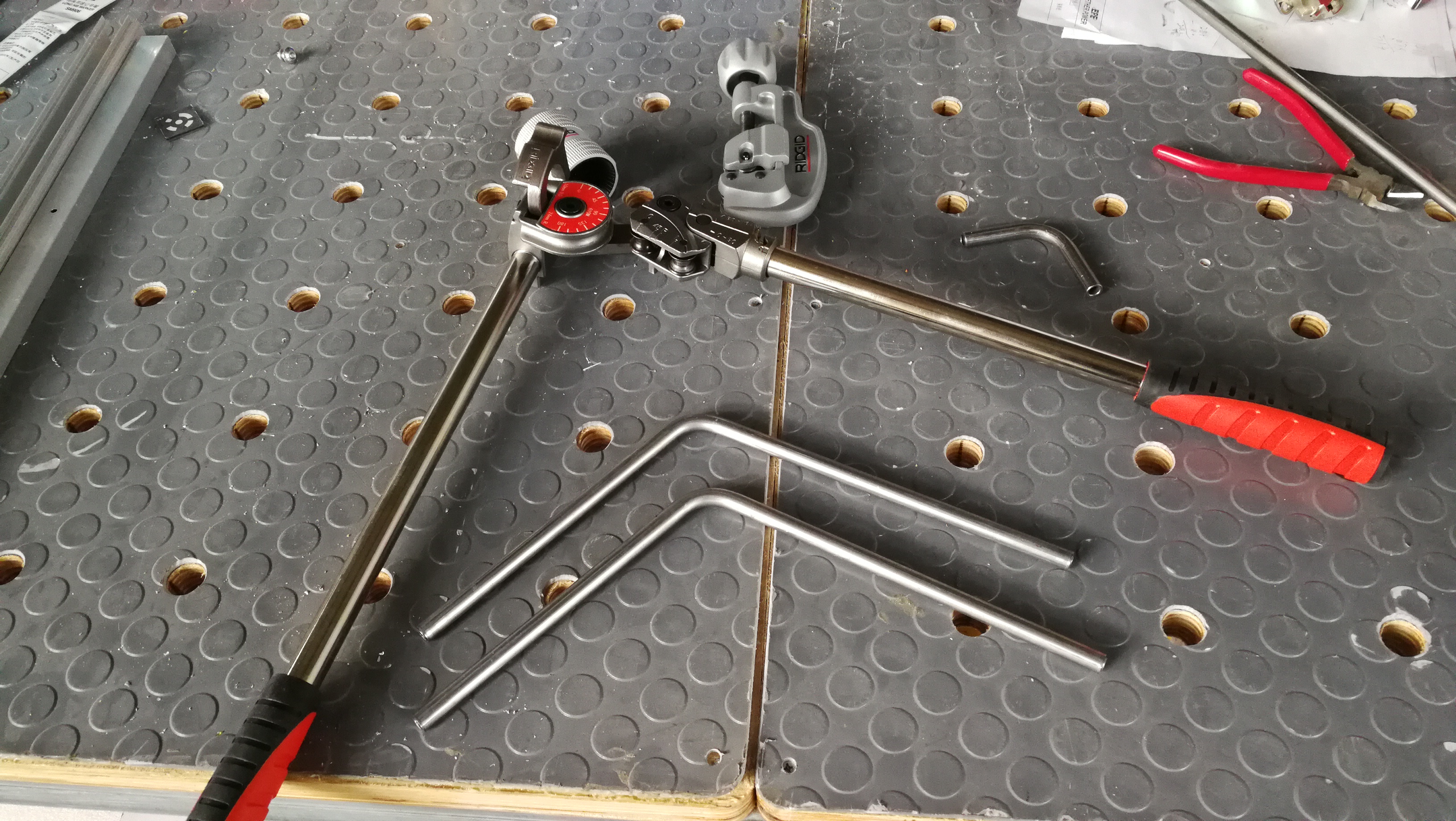 里奇弯管器，手工弯管。