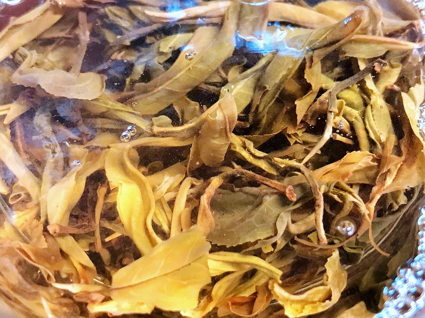 叶片逐渐舒展开来了。