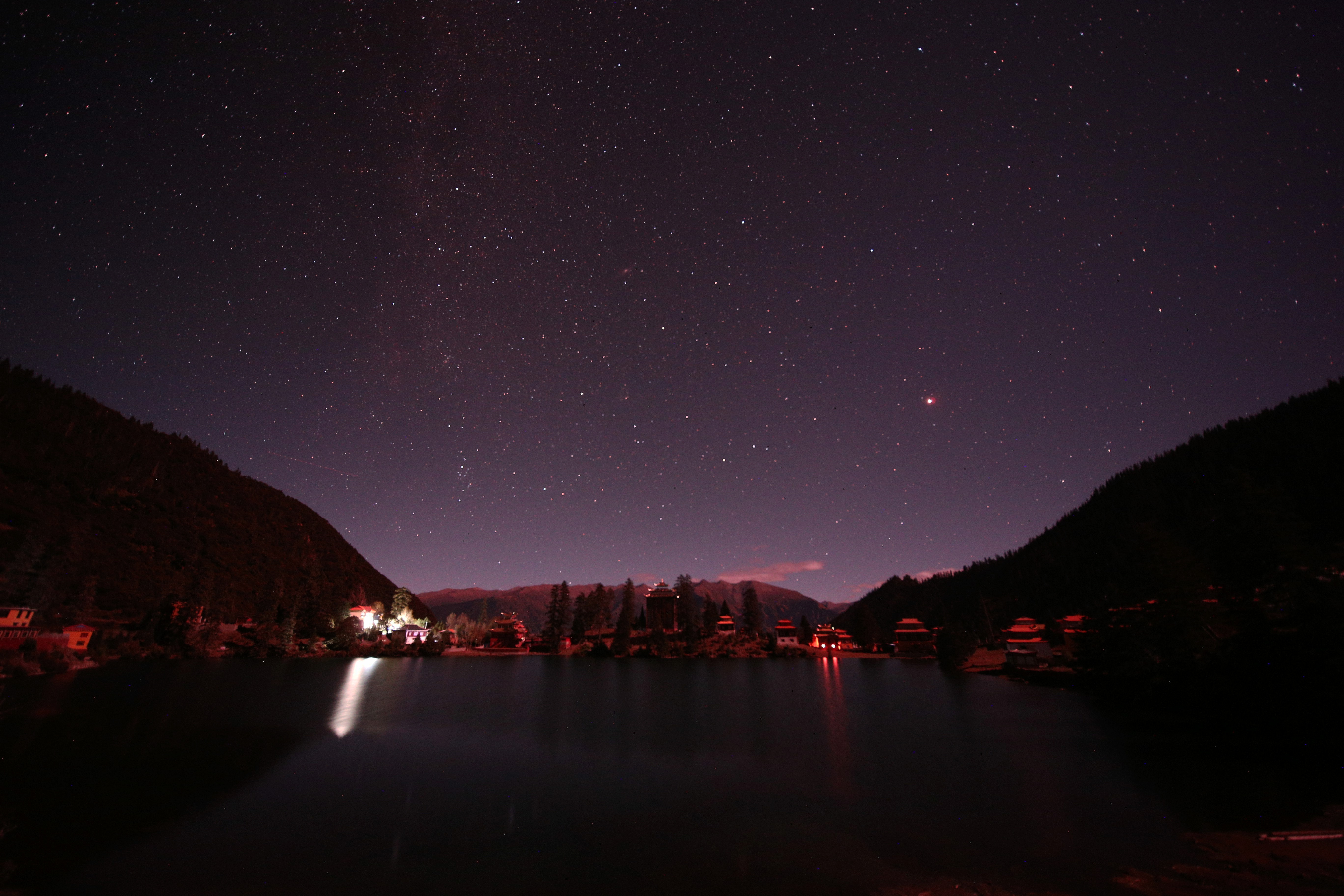 措卡湖星空