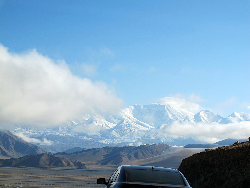 再次与慕士塔格峰相会。