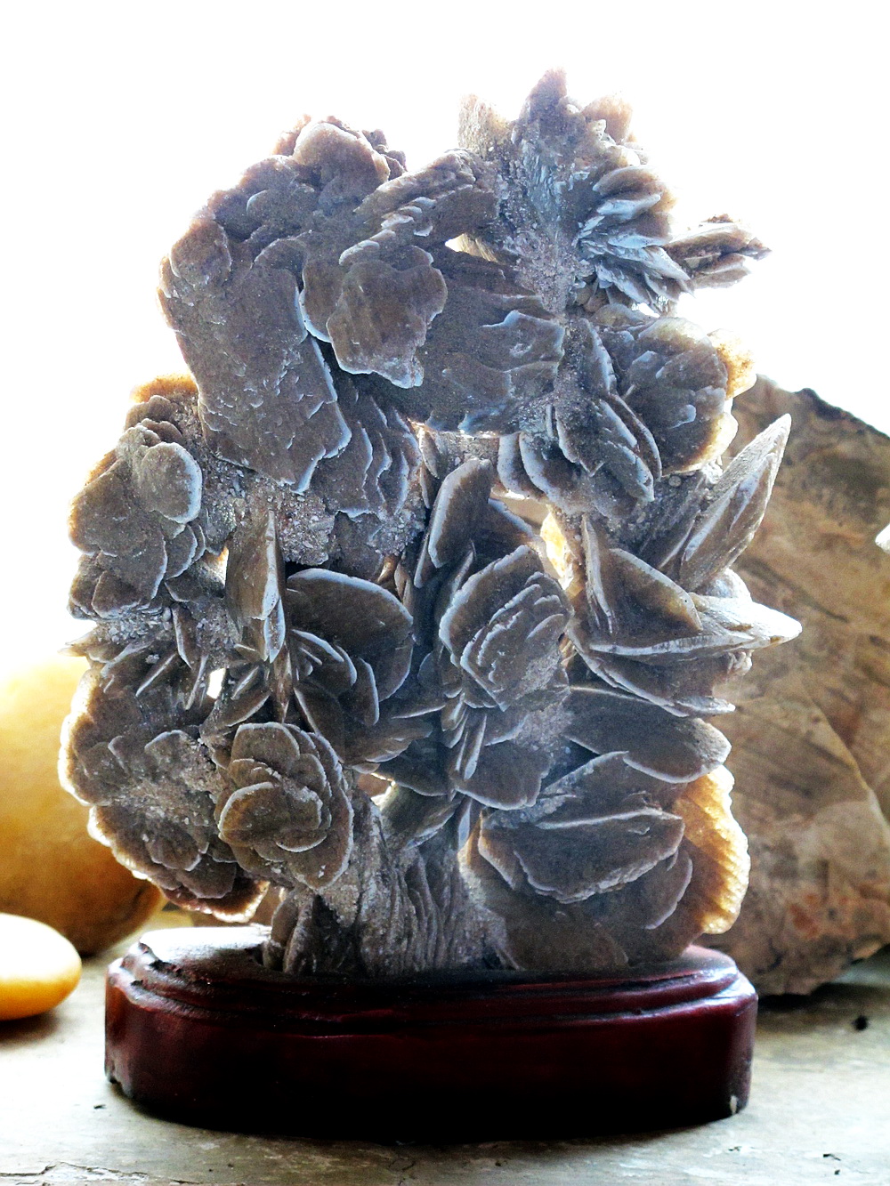 景区的特产“砂岩花”。