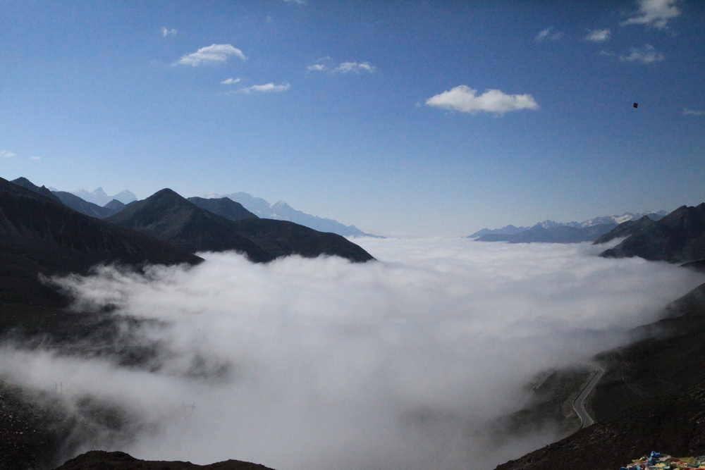 观折多山云海。