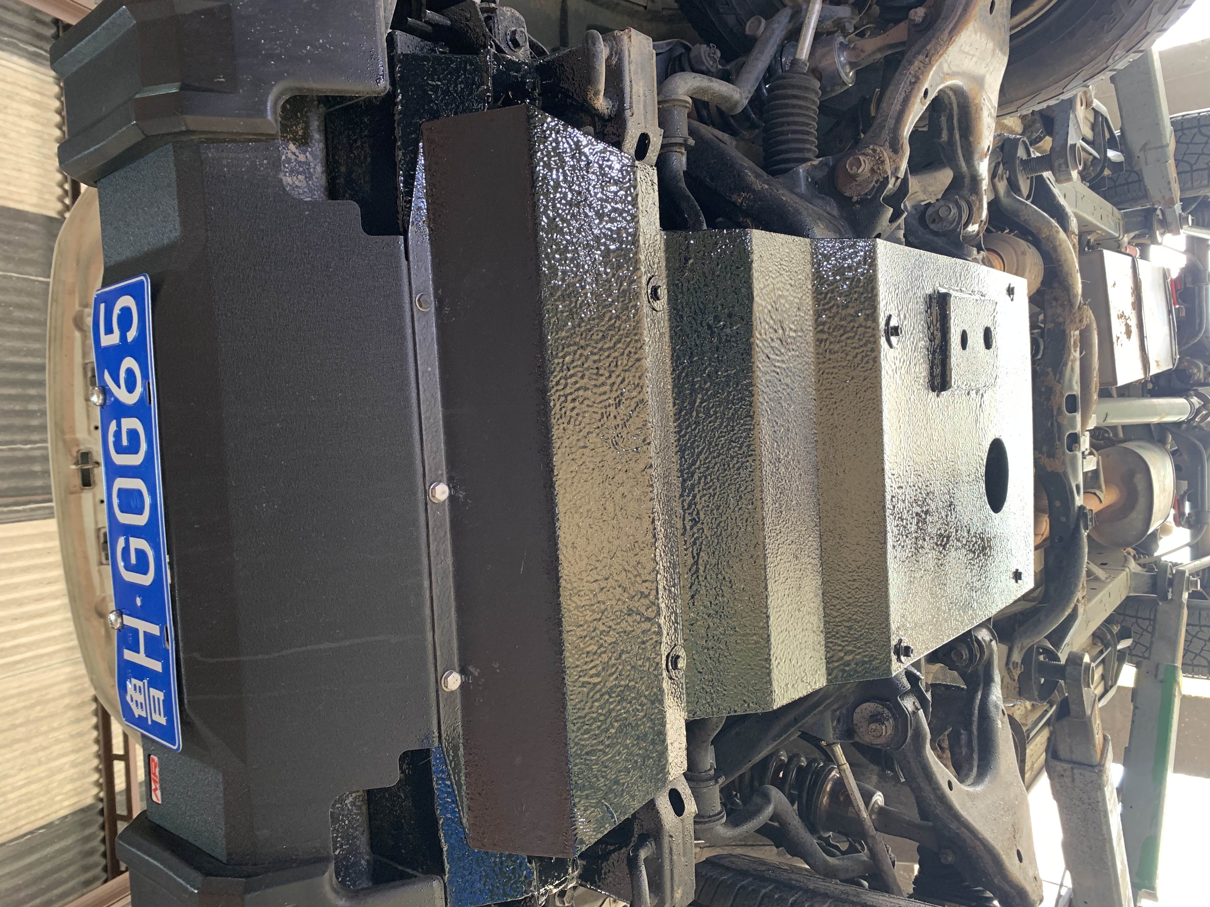 自己做的下护板